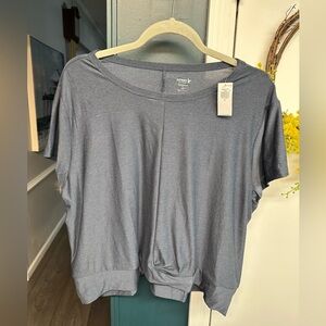 Old Navy active wear Cloudmotion Blue Gray Women's Top 2x